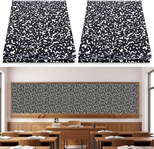 Mindsoft Bulletin Board Paper 48'' x 107'' Class Boards for Classroom Bulletin Boards Everyone is Welcome Classroom Board Decor Pillows Curtains Crafts(Composition,2 Pcs)
