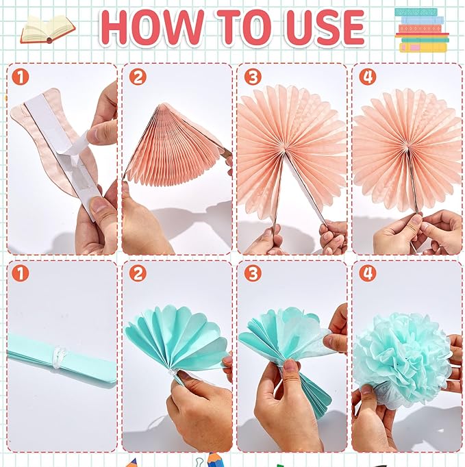 Back to School Gnomes Bulletin Board Decorations Set with 3D Tissue Paper Flower Paper Fan Reading My Gnomies Classroom Bulletin Board Border Gnomes Books Cutouts for Library Home Chalkboard Supplies