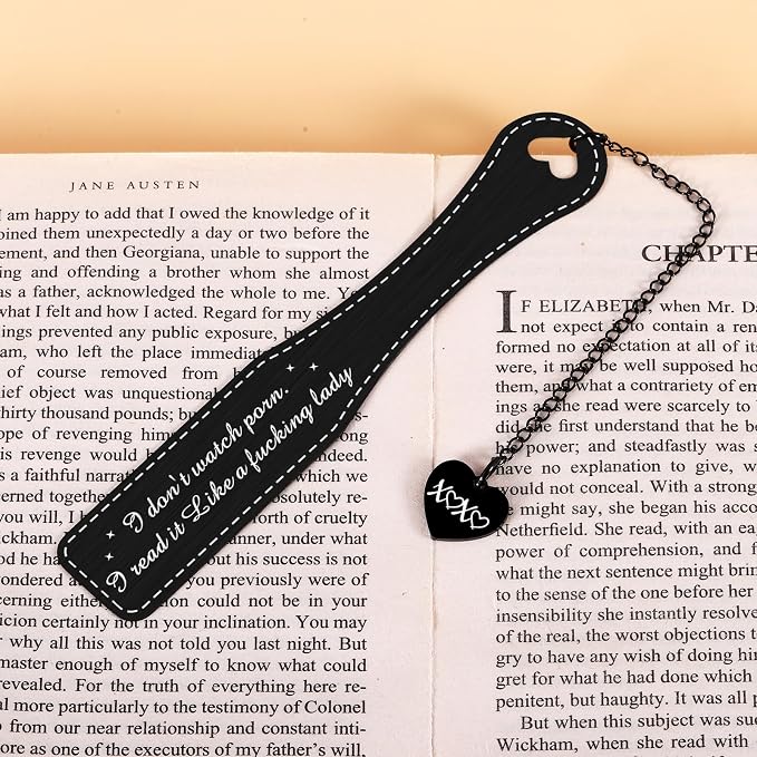 i Dont Watch Por n i Read it Book Lovers Gifts Dark Romance Bookmark for Reading Women Funny Christmas Birthday Gifts Spicy Bookmark for Adults Friends Book Accessories