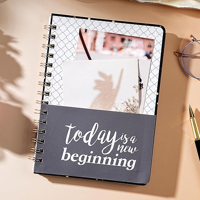 2026 Planner - Planner 2026, 2026 Planner weekly and monthly, January 2026 - December 2026, 6.3" x 8.4", 2026 Calendar Planner with Tabs, Inner Pocket, Premium Paper, Twin-wire Binding