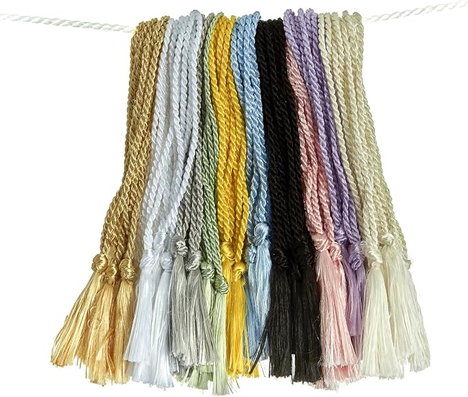 Tassel Depot 100 Floss Bookmark Tassels - Pastel Assortment