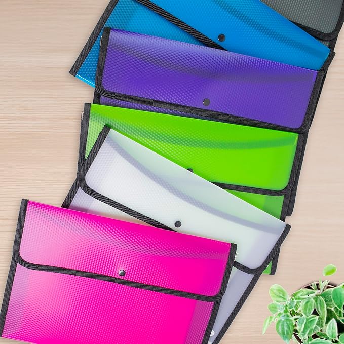 BAZIC Square Flap Letter Size Document Holder