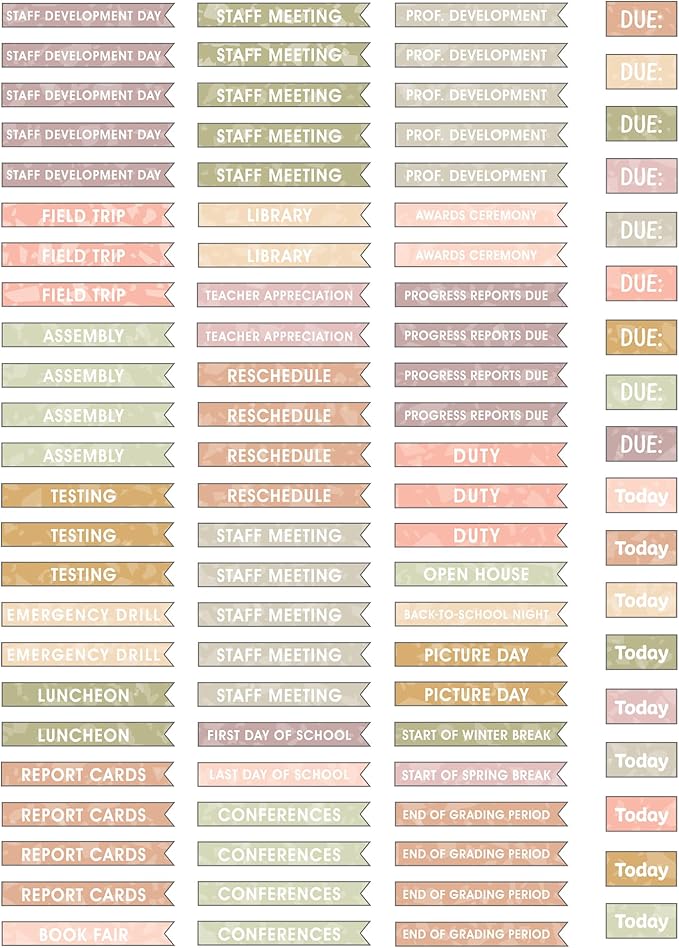 Teacher Created Resources Terrazzo Tones Teacher Planner (TCR7230)
