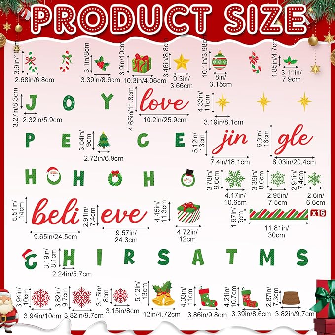 Funrous Christmas Bulletin Board Decoration Set Xmas Tree Classroom Decor Snowman Santa Claus Gnome Snowflake Cutout Winter Border Trim for Xmas Holiday Office Wall Door Supplies(Christmas Tree)