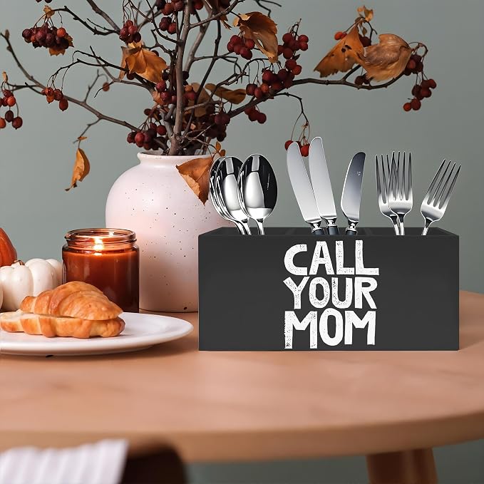 Funny Call Your Mom Pen Pencil Holder for Classroom Dorm, Gifts for College Students Boys Girls, Classroom Desk Accessories, Back to School Supplies