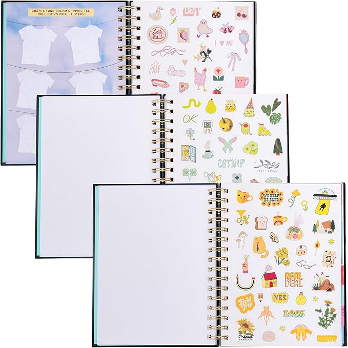 ban.do 12-Month Medium Daily and Weekly Planner Dated January 2026 - December 2026, Hard Cover Self Care Journal, Spiral Agenda with Monthly Calendar, Stickers, Art & Bonus Pages (A Joy to Be Around)