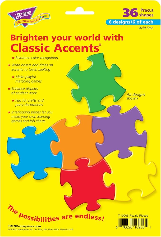 TEPT10906 - Trend Accents Interlocking Puzzle
