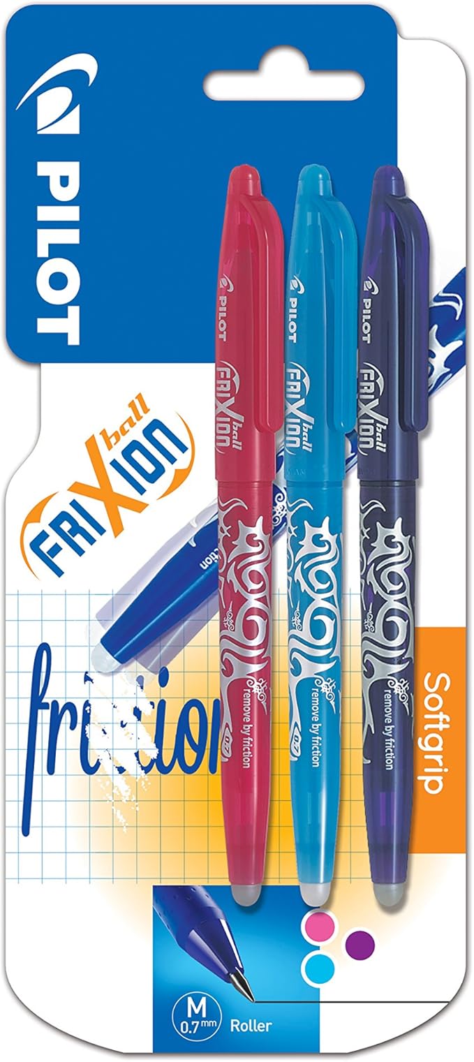 Pilot Frixion Erasable Rollerball Pen - Black Triple