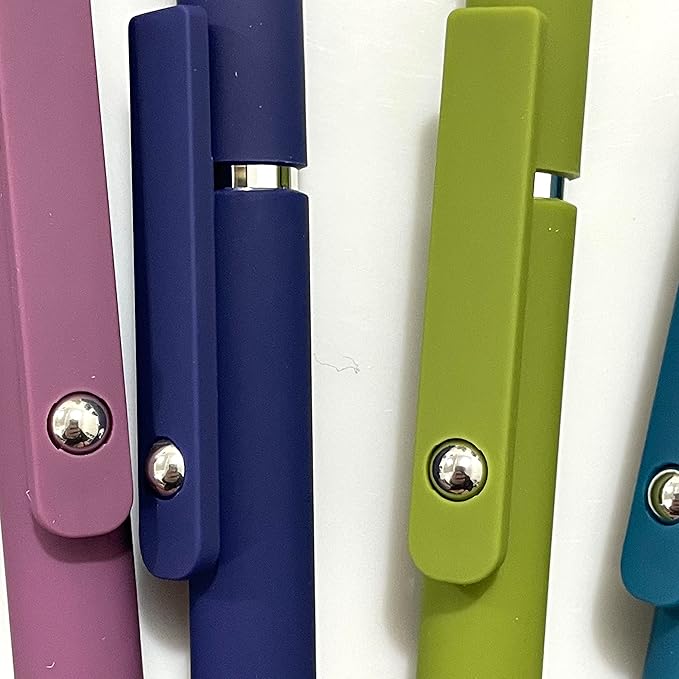 sencoo 5 pack Erasable Blue Gel Pens Fine Point Retractable Roller Ball Pens 0.5 mm Smooth Writing Pens Cute Pens School Office Gift Pens