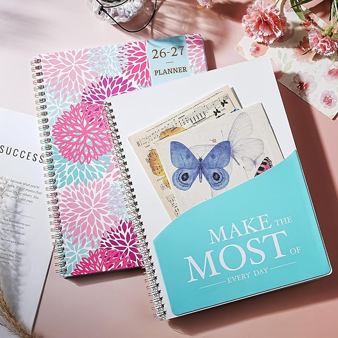 Planner 2026-2027 - 9'' x 11'' Calendar Planner 2026-2027, Jul. 2026 - Jun. 2027, Planner Weekly and Monthly, Large Planner 26-27 with Monthly Tabs, Inner Pocket