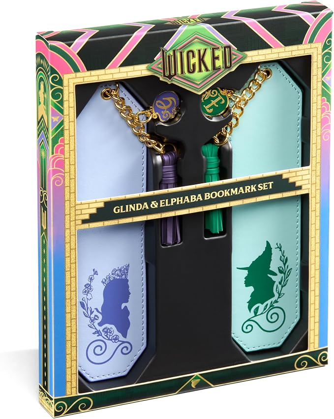 Wicked Glinda and Elphaba Bookmark Set (for Good)