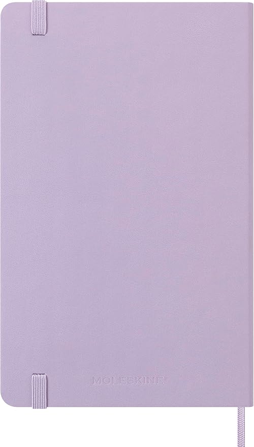 Moleskine Classic 12 Month 2026 Daily Planner, Hard Cover, Large (5" x 8.25"), Pastel Lilac, 400 pages