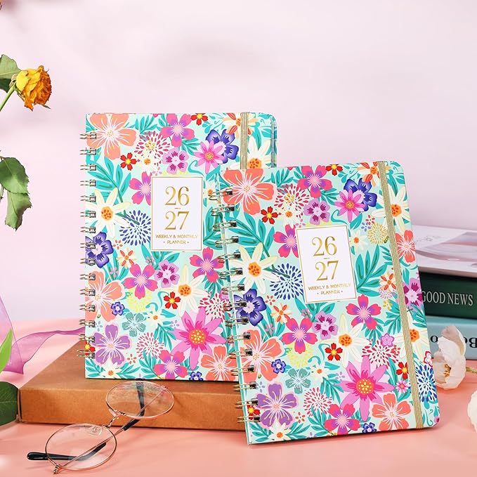 Planner 2026-2027 - Planner 2026-2027 Daily Weekly and Monthly, July 2026 - June 2027, 6.3’’ × 8.4’’, Inner Pocket, Hardcover, Perfect Daily Organizer