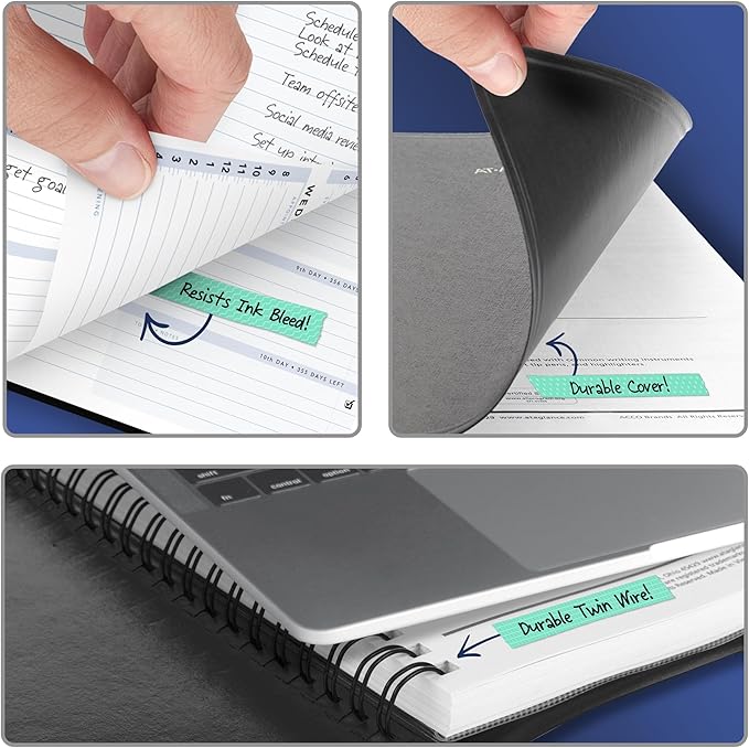 AT-A-GLANCE 2027 Appointment Book Planner, Weekly, 8" x 11", The Action Planner, Black (70EP010527)