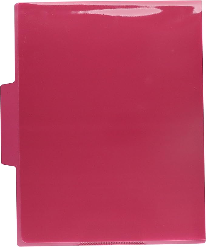 Pendaflex Poly View Folders, Letter, Assorted Colors, 6/PK