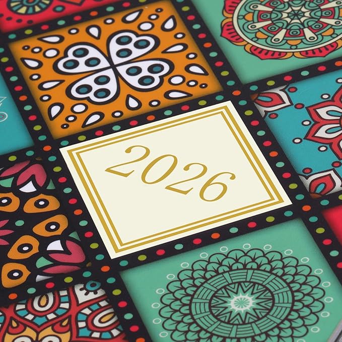 2026 Planner - 2026 Planner Weekly and Monthly, Jan. 2026 - Dec. 2026, 6.3” x 8.4”, Calendar Planner, Planner 2026, Weekly Monthly Planner with Tabs, Premium Paper & Contacts