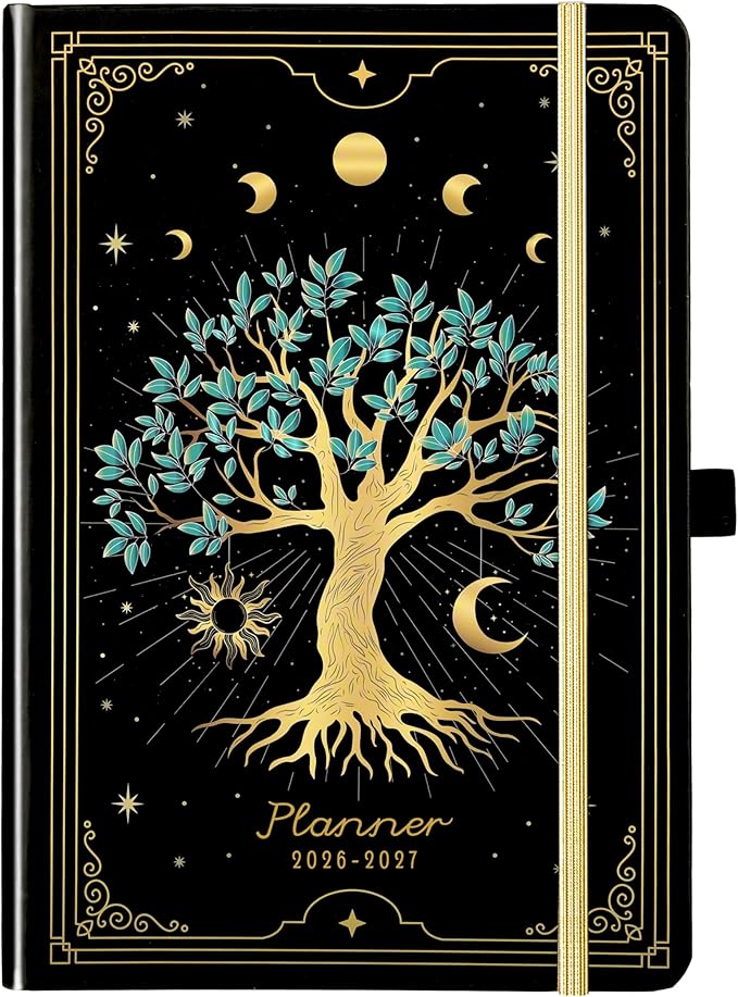 Planner 2026-2027- Weekly and Monthly from July 2026 - June 2027, Academic Planner with Thick Paper, Inner Pocket, 5.5’‘ x 8.4’‘