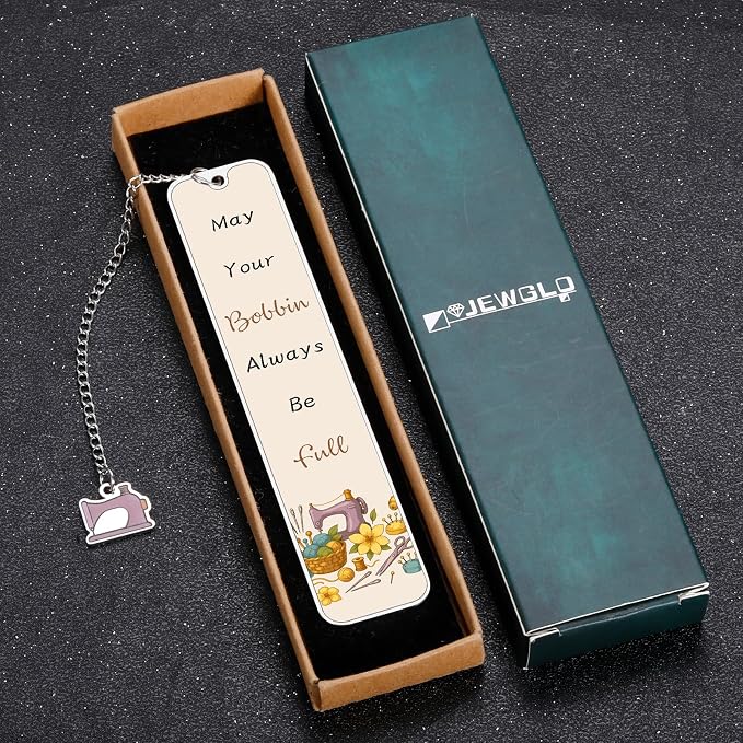 Bookmark Gifts for Quilters - Sewing Gifts for Sewing Lovers Women Mom Grandma Mothers Day Cool Gift for Quilters Tailors Designers Seamstress Mothers Day Quilting Gift for Sewings Enthusiasts Crafter
