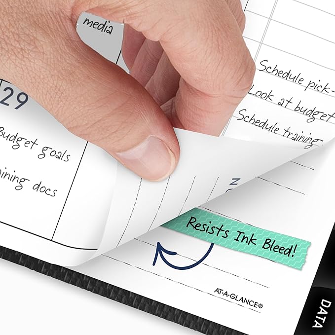 AT-A-GLANCE 2027 Planner, Weekly & Monthly, 5" x 8", Contemporary, Charcoal (70100X4527)