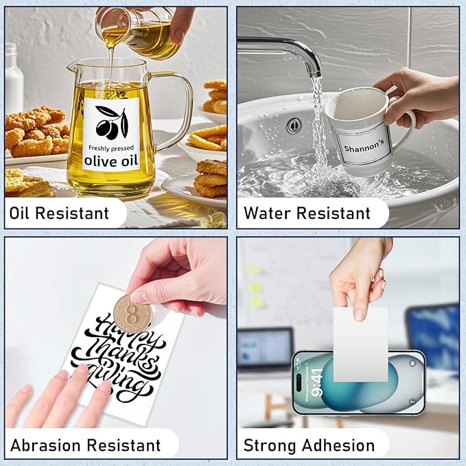 M110 Labels Compatible for M110/ M100/ M220/ N20/ M221/M421/241BT/243BT/, 1.96'' x 3.14'' (50x80mm), 100 Labels/Roll, for Address/Mailing/Barcode/Business/Office