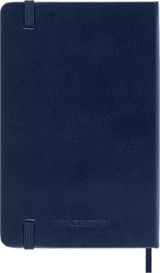 Moleskine Classic 12 Month 2024 Weekly Planner, Hard Cover, Pocket (3.5" x 5.5"), Sapphire Blue