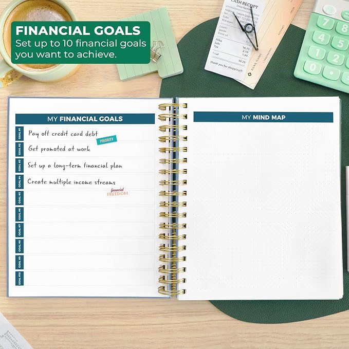 Clever Fox Budget Planner & Monthly Bill Organizer With Pockets. Expense Tracker, Budgeting Journal & Financial Book. Large, 8x9.5" (Lavender)
