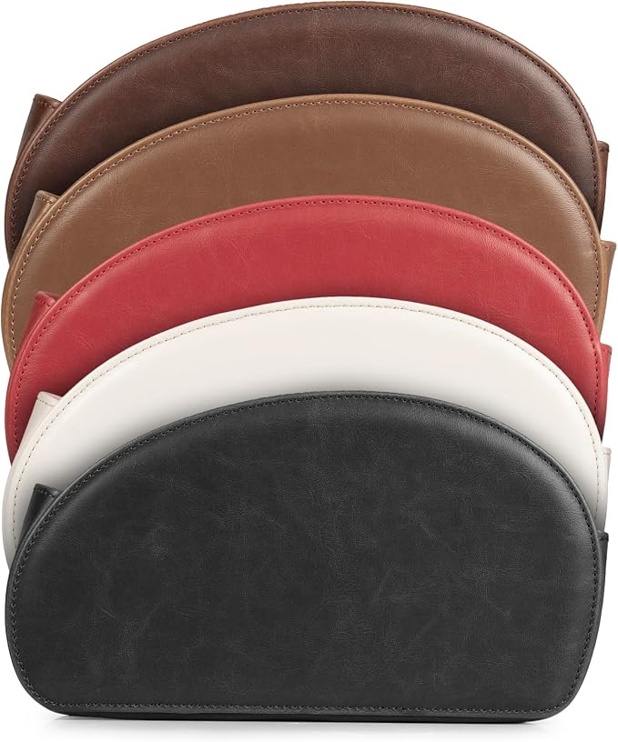 Londo Remote Control Holder with 5 Pockets - Store DVD, Blu-Ray, TV, Roku or Apple TV Remotes - PU Leather with Suede Lining - Slim, Compact Living or Bedroom Storage
