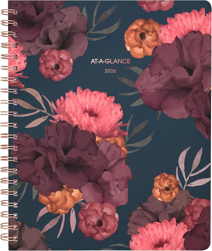 AT-A-GLANCE 2026 Planner, Weekly & Monthly, 8.5" x 11", Large, Dark Romance (5254-905-26)