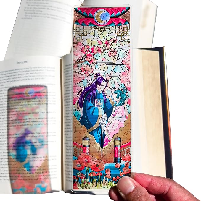 Apothecary Diaries Bookmark Gift, Stained Glass Art Transparent Bookmark, Book Lover Gift, Fantasy Book Reader Gift