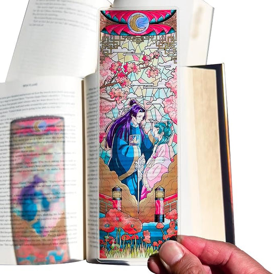 Apothecary Diaries Bookmark Gift, Stained Glass Art Transparent Bookmark, Book Lover Gift, Fantasy Book Reader Gift