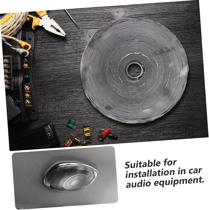MAGICLULU 1 Roll Automotive Hook and Loop Adhesive Tape for Secure Speaker and Amplifier Mounting Durable Double Sided Fastener for Car Audio System Accessories
