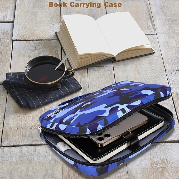 Octsky Bible Book Covers for Boys, Kids Bible Case/Holder/Protective with Pocket, Camo-2