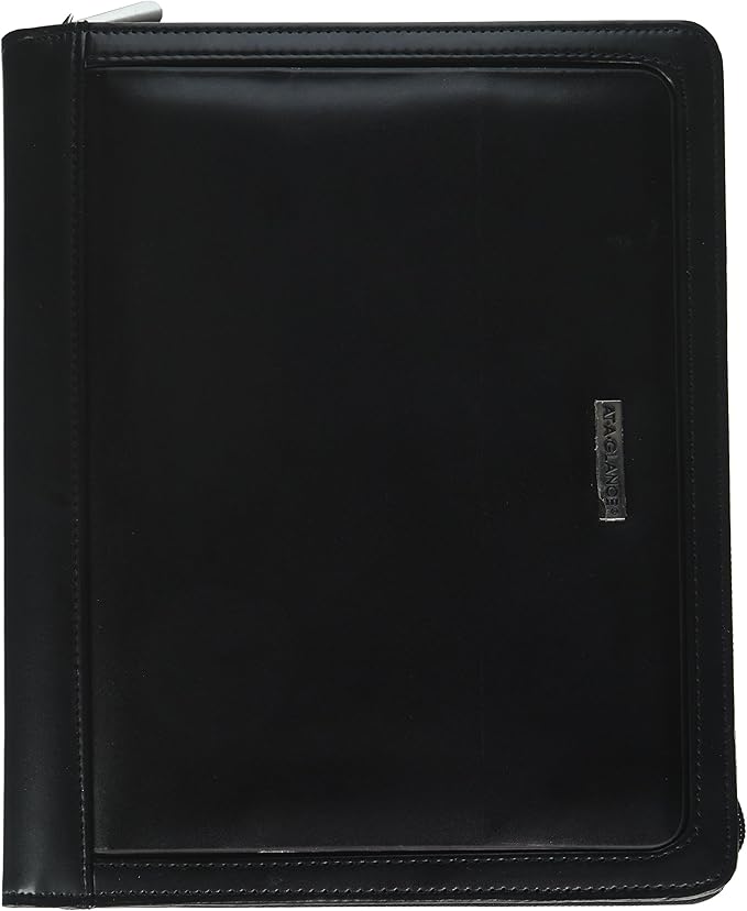 "AT-A-GLANCE Day Runner Windsor QuickView Slim Profile Starter Set, Undated, 3 Rings, Size 4, 5-1/2 x 8-1/2"", Black or Brown, Color Will Vary (101-0286) "