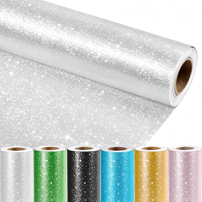 16" × 30ft Sliver Glitter Bulletin Board Roll Reusable Board Background Paper Wallpaper DIY Art Crafts Poster Paper Classroom Bulletin Board Decor for School Office Arts Craft Home Wall Decor Supplies
