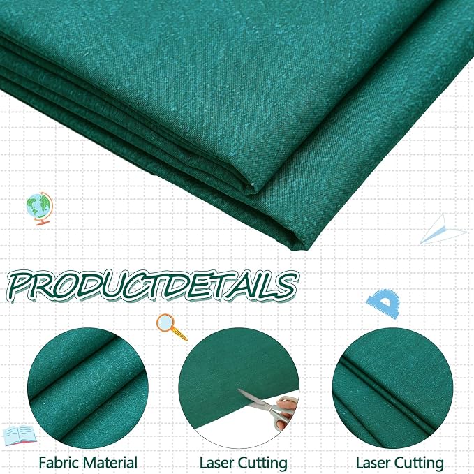 Mindsoft Bulletin Board Paper 48'' x 107'' Class Boards for Classroom Bulletin Boards Everyone is Welcome Classroom Board Decor Pillows Curtains Crafts(Green Blackboard,1 Pc)