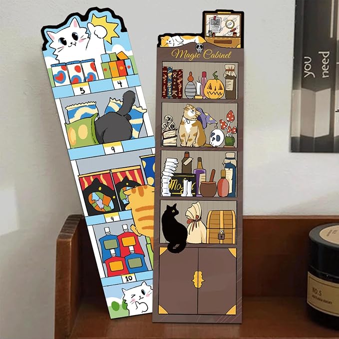 30 Pcs Kitty Bookmarks,Book Tracker,Book Tracker Bookmark，Funny Bookmarks for Men,Women,Book Lovers,Page Markers for Students Teachers Reading,DIY Art Decoration Cards，Romance Reader Present Handmade
