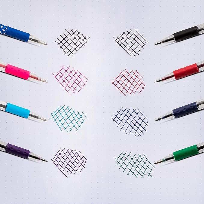Pentel RSVP Ballpoint Pen, Fine Line, (0.7mm), Red Ink (BK90BP5B) (Pack of 1, 5 Count Total)