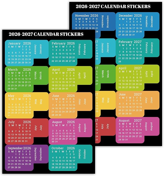 Planner 2026-2027 - JUL 2026 - JUN 2027, Planner Weekly and Monthly, Planner 2026-2027, 8.5" x 11", Leather Cover Planners with Thick Paper, Back Pocket with Notes Pages, Black