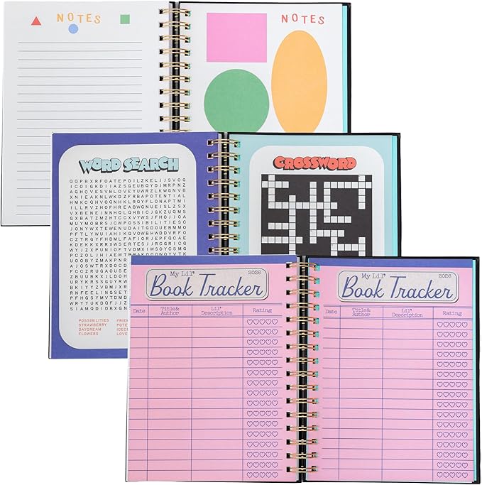 ban.do 12-Month Medium Daily and Weekly Planner Dated January 2026 - December 2026, Hard Cover Self Care Journal, Spiral Agenda with Monthly Calendar, Stickers, Art & Bonus Pages (A Joy to Be Around)