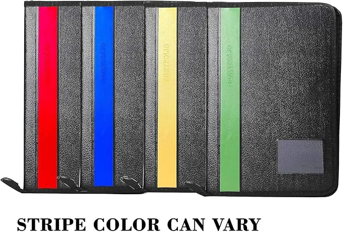 Leather Multipurpose Professional File Folders for Certificates, Documents Holder, Document Bag, Portfolio, Executive File Legal Size Documents Holder with 20 Sleeves