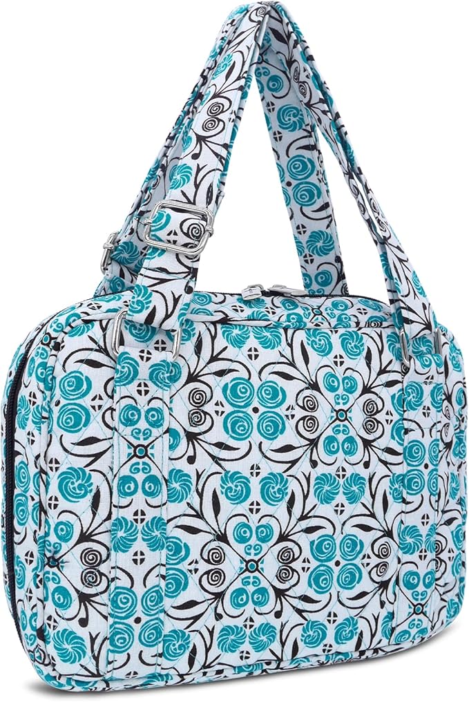 Bible Cover for Women with Adjustable Straps, Extra Large Study Bible Carrying Case Bag with Zip Pocket, 11.3x8.3x2.7 Inches