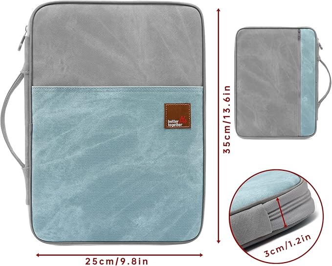 Lanola A4 Document Bags Portfolio Waterproof Business File Holder Travel Gear Organizer Electronics Accessories Bag