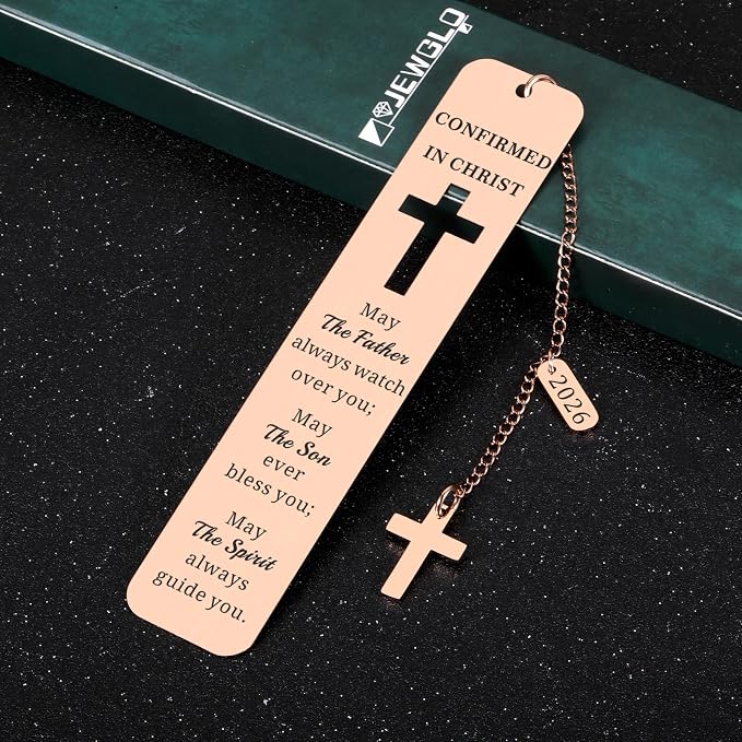 2026 Confirmation Gifts for Teen Girls Boys - Catholic Confirmation Gifts for Teenage Boys Girls Easter Basket Stuffers Christian Bookmark Confirmations Favors for Guests Religious Gift for Women Men