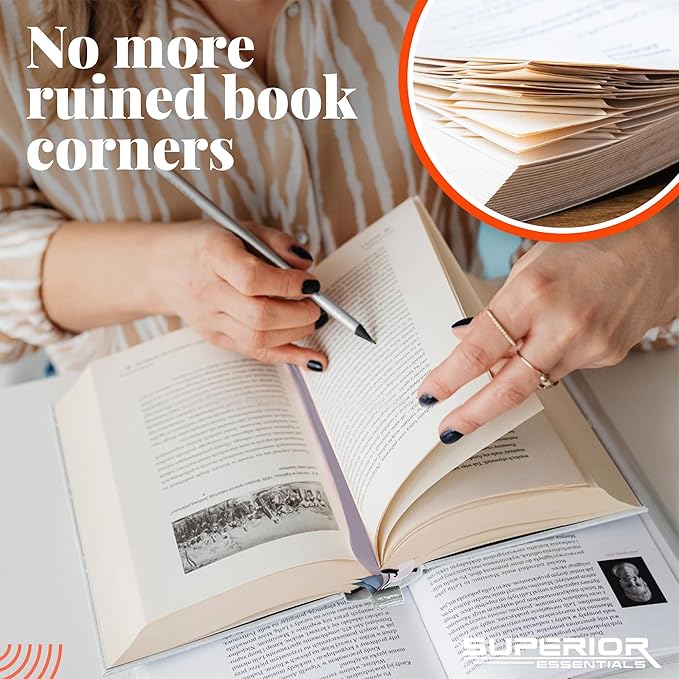 Superior Essentials Magnetic Bible Bookmark - Genuine Leather, Attachable Bible Ribbon Bookmarks for Book Lovers with 5 Strings - No More Flipping Pages Using Our Bible Page Marker (3PC, Pastel)