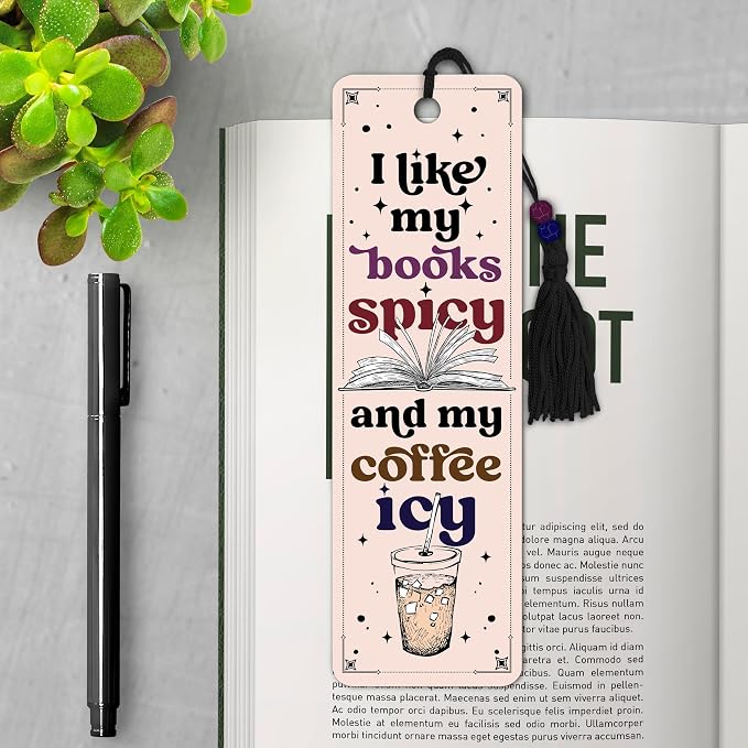 Antioch Spicy Books & Iced Coffee Stationery, 2.25 x .022 x 7.25, BM7233
