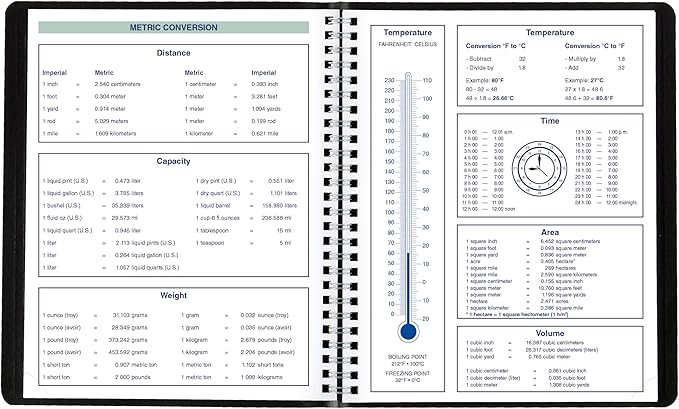 Blueline® 2026 Plan & Link™ Essential Weekly Planner, Appointment Book, 12 Months, January to December, 9.25" x 7.25", Black (C5275.81T-26)