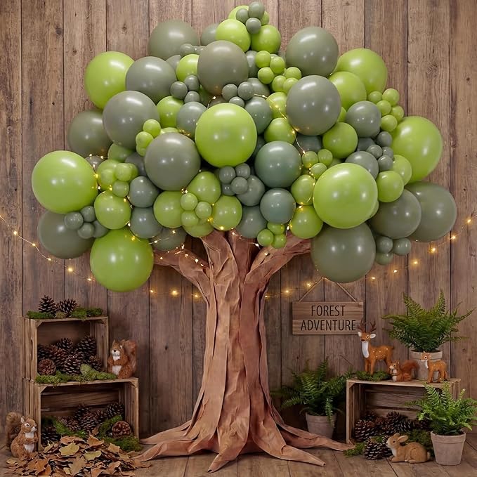 DIY Gaint Balloons 3D Tree Classroom Bulletin Board Set Large Kraft Craft Cardboard Tree for Room Wall Jungle Safari Party Boho Arch Backdrop Chalkboard School Baby Shower Party Decor