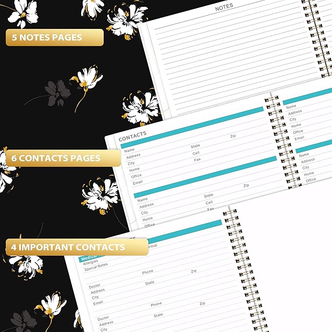 2026-2027 Monthly Planner - Planner 2026-2027 from Jul. 2026 - Dec. 2027, Monthly Calendar with Tabs, Inner Pocket, 8.5" x 11"