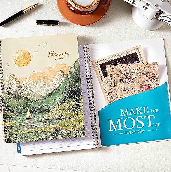 Planner 2026-2027 - Academic Planner 2026-2027 Weekly and Monthly, July 2026 - June 2027, 8.5''x11'', Weekly Monthly Planners with Printed Tabs, Inner Pocket