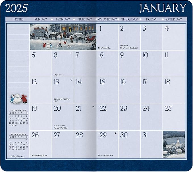 LANG Lang Folk Art� 2025 Two Year Planner (25991071073)